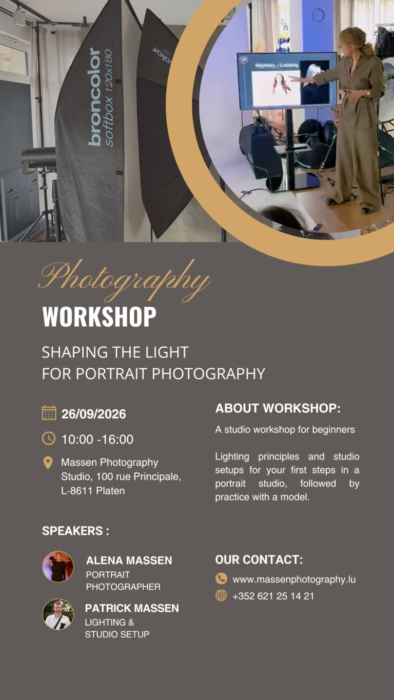 Shaping the Light - Workshop by Massen Photography