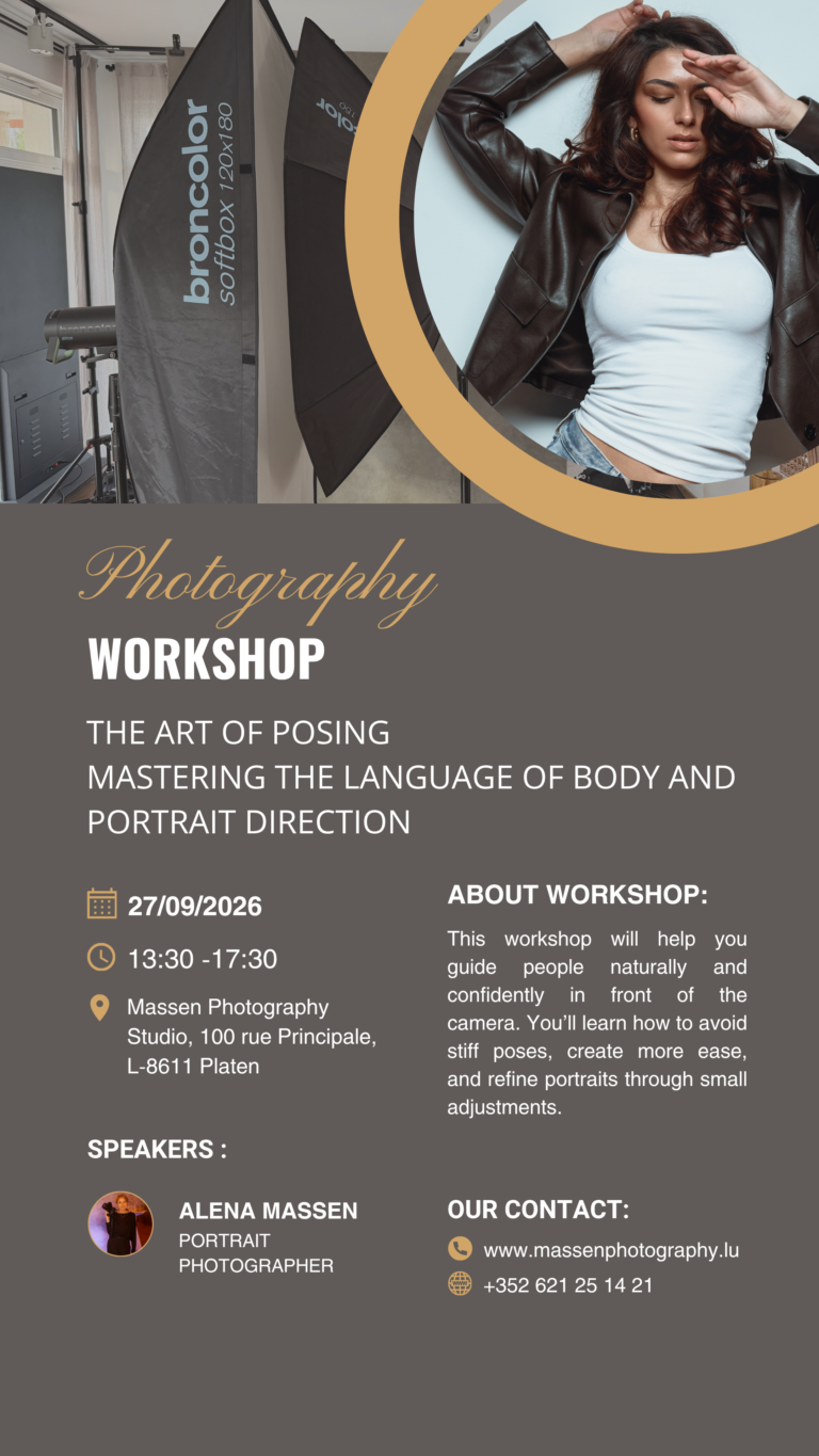 Workshop about Posing in Portraits