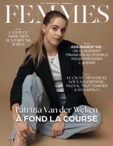 Femmes Magazine issue 271 cover portrait of Patrizia van der Weken, photographed by Massen Photography